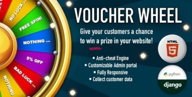 Voucher Wheel v1.0 - Engage and give prizes to your customers - Vara Script