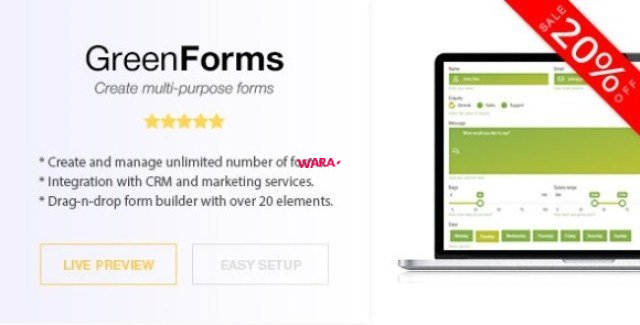 Green Forms v1.39 - Standalone Form Builder - Vara Script