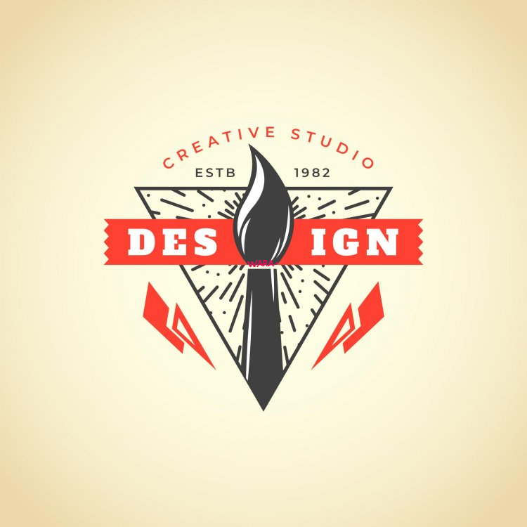 Realistic hand drawn graphic designer logo Premium Vector - Vara Script