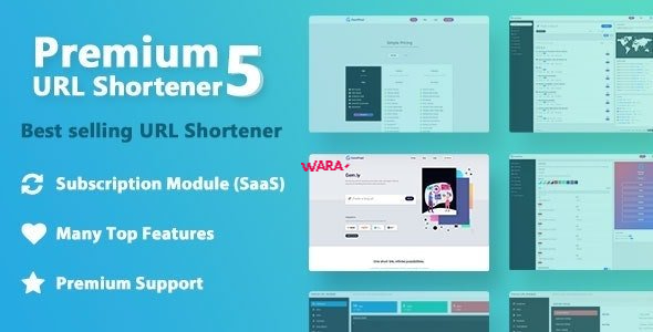 Premium URL Shortener v6.0 - Vara Script