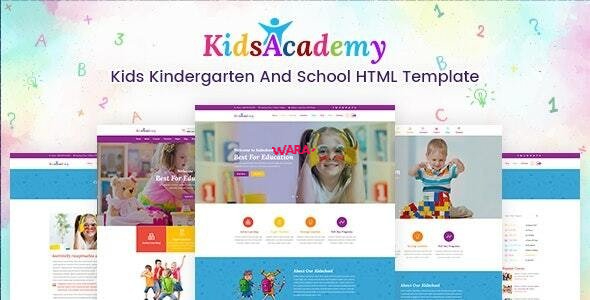 KIDSACADEMY V1.0 - KIDS KINDERGARTEN & SCHOOL HTML TEMPLATE - Vara Script