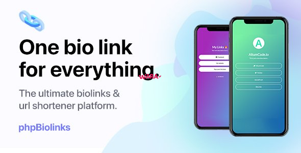 BioLinks v12.0.0 - Instagram & TikTok Bio Links & URL Shortener (SAAS Ready) - nulled