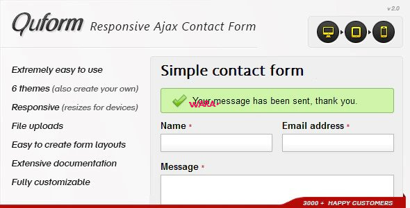 Quform v2.5.1 - Responsive Ajax Contact Form