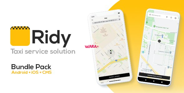 Ridy v4.0 - Taxi Application Android & iOS + Dashboard