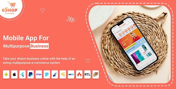 eShop v2.1.1 - Flutter E-commerce Full App