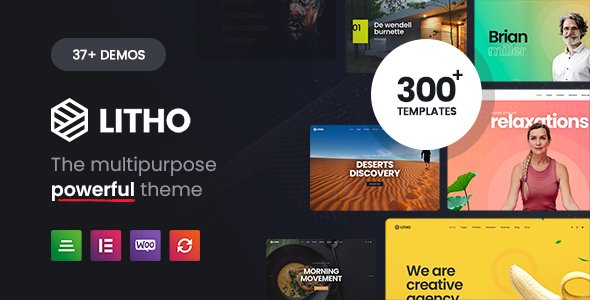Litho v1.7 - Multipurpose Elementor WordPress Theme