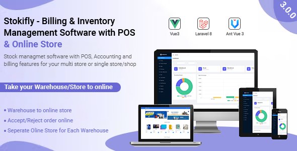 Stockifly - Billing & Inventory Management with POS and Online Shop