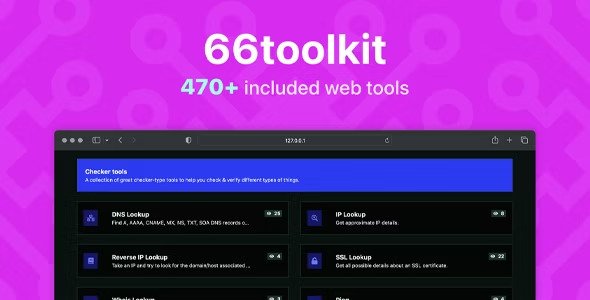 66toolkit   Ultimate Web Tools System  SAAS