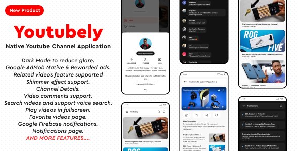 Youtubely - Native Youtube Channel Android App