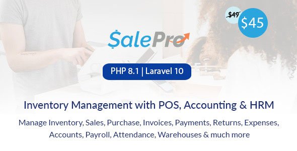 SalePro POS, Inventory Management System, HRM & Accounting