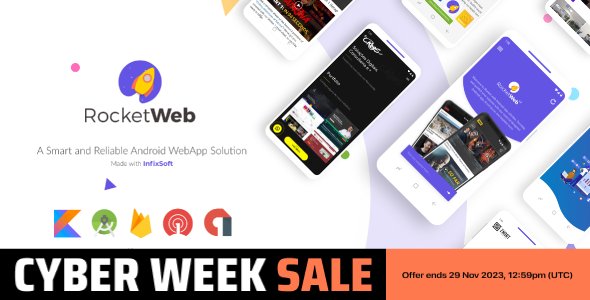 RocketWeb | Configurable Android WebView App Template